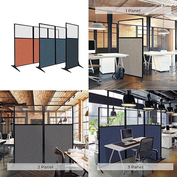 Versare Workstation Partition | Portable Wall Divider | Modern Office Cubicle | - Image 2