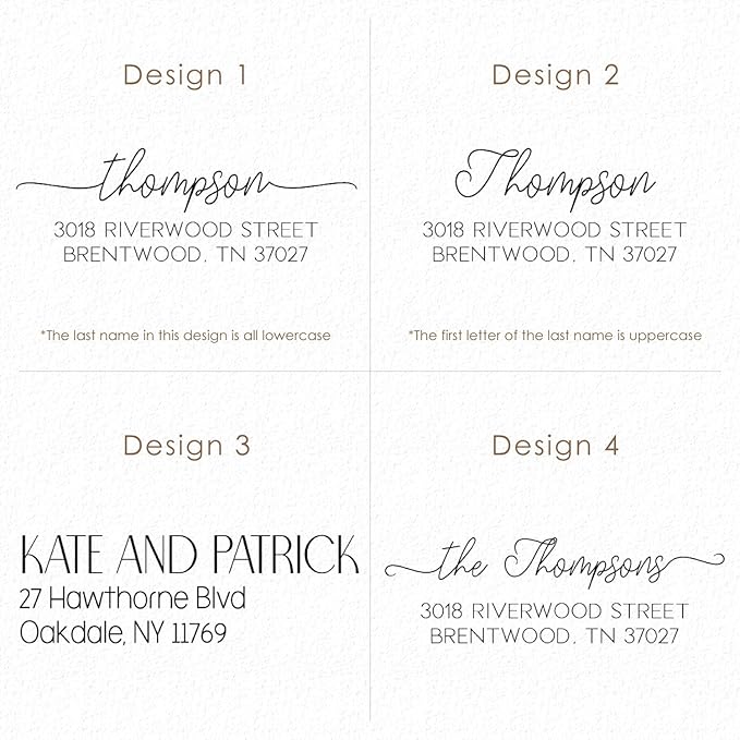 Address Stamp - Custom Stamps for Mailing I Create Personalized Name and Return - Image 2