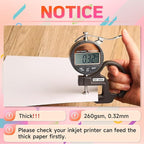 HARtwii 110 Sheets Thick Double Side Glossy Photo Paper 8.5x11 Inches 69lbs - Image 3