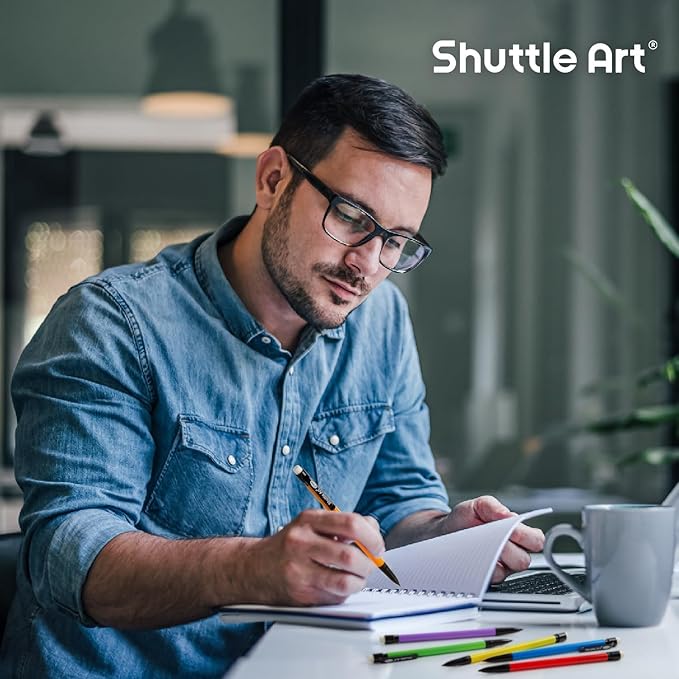 Shuttle Art Mechanical Pencils, 210 Pack Bulk Mechanical Pencils 0.7mm Medium - Image 7