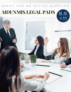 3 Pack Legal Pads 8.5 x 11 White Notepads Paper Tablets- Note Pads 8.5 x 11 - Image 5