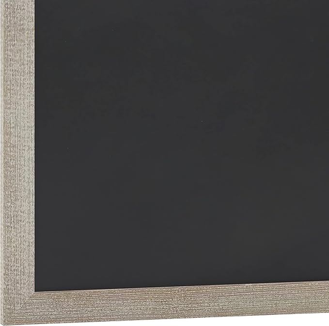 HBCY Creations 24" X 36" Weathered Lightwash Solid Wood Frame Wall Chalkboard - Image 4