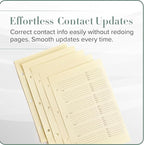 Gallery Leather Address Book Correction Labels - Image 2