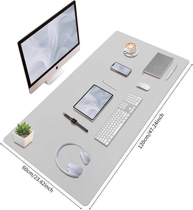 Bloss Large Desk Pad, 47.2" x 24" Desk Mat, Desk Pads on Top of Desks, Computer - Image 4