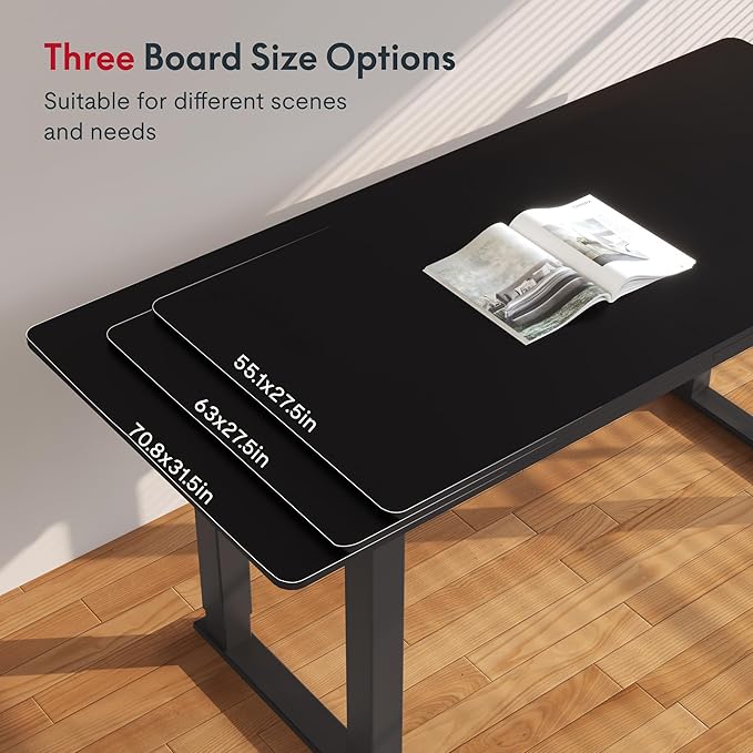SANODESK 4-Leg Standing Desk, Electric Height Adjustable Desk - Image 8