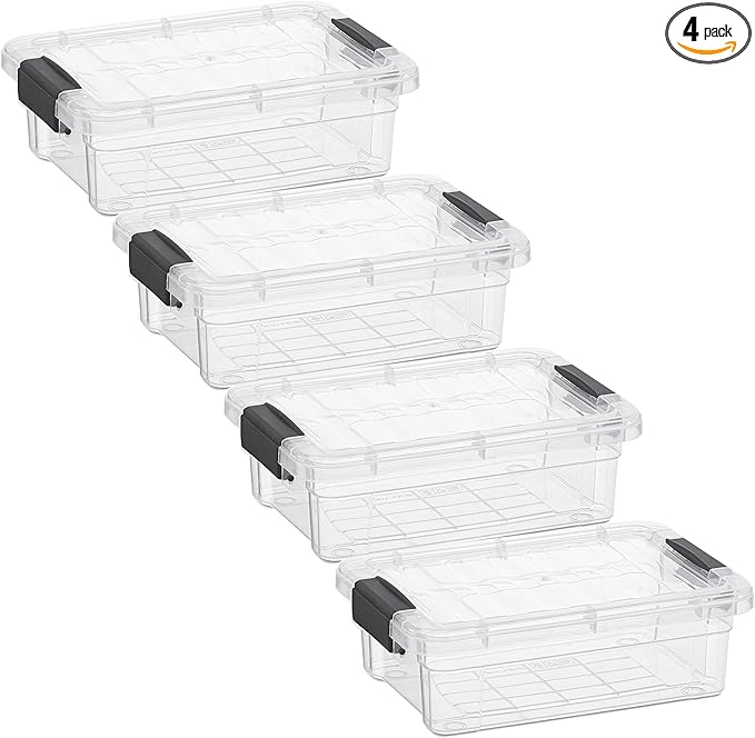 Superio Clear Storage Boxes by Superio