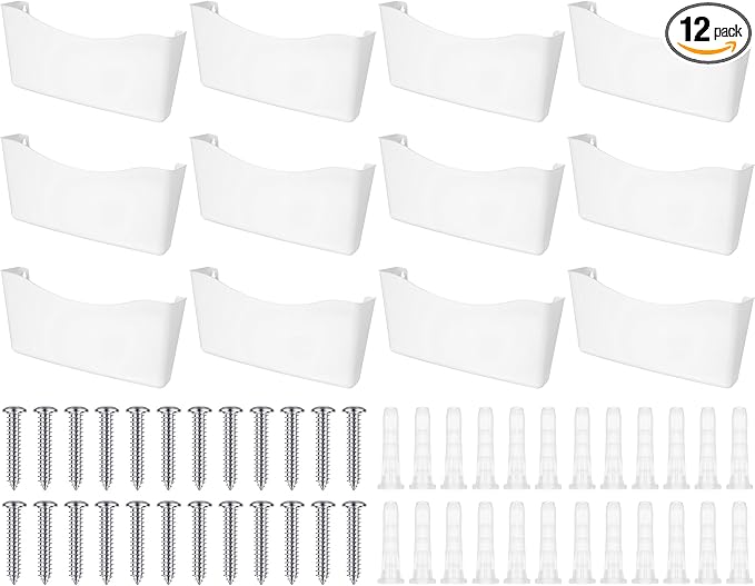 Colarr 12 Pcs Expandable Pocket Wall File Set Plastic Wall Mountable Space by Colarr