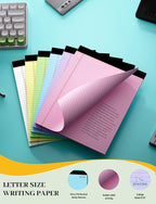 12 Pack Legal Pads 8.5 x 11, College Ruled, 30 Sheets Per Colored Legal Pads - Image 3