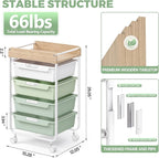 Rolling Storage Utility Cart - Image 3