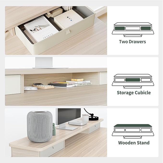 FEZIBO Height Adjustable Electric Standing Desk - Image 7