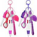 12 pcs Nurse Pen Set Two Colors Pink Purple Include Permanent Marker Pen Pen by Draupnir