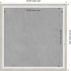 Amanti Art Silver Framed Magnetic Board 22x22 Medium Vision Board - Image 4