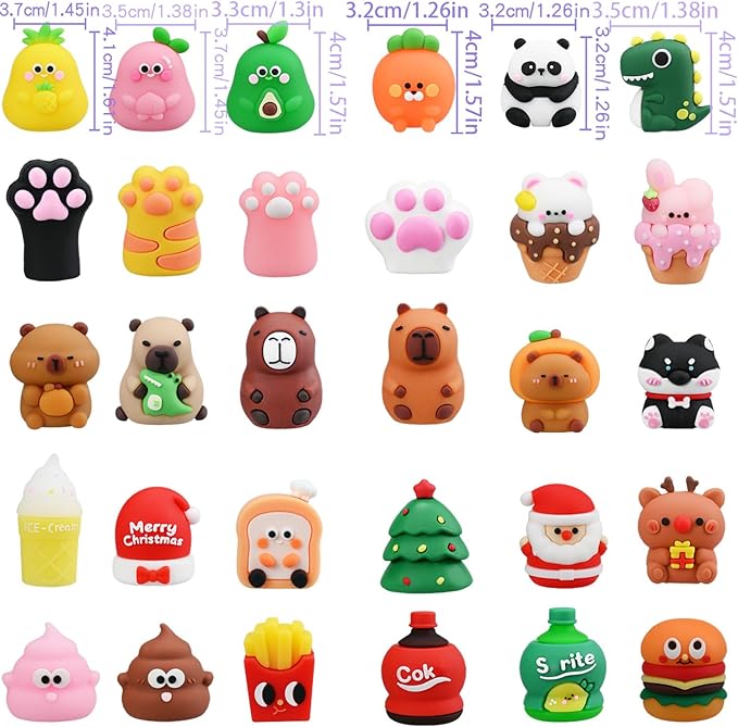 30 PCS Cute Pencil Sharpeners for Kids, Cartoon Pencil Sharpener Manual - Image 2