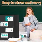 Henoyso 8 Pcs 36 x 48 Inch Black Trifold Poster Board Large Tri Fold - Image 5