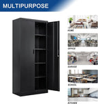 TaskStorz Storage Cabinet, 72 Inch Tall Metal Storage Cabinet - Image 7