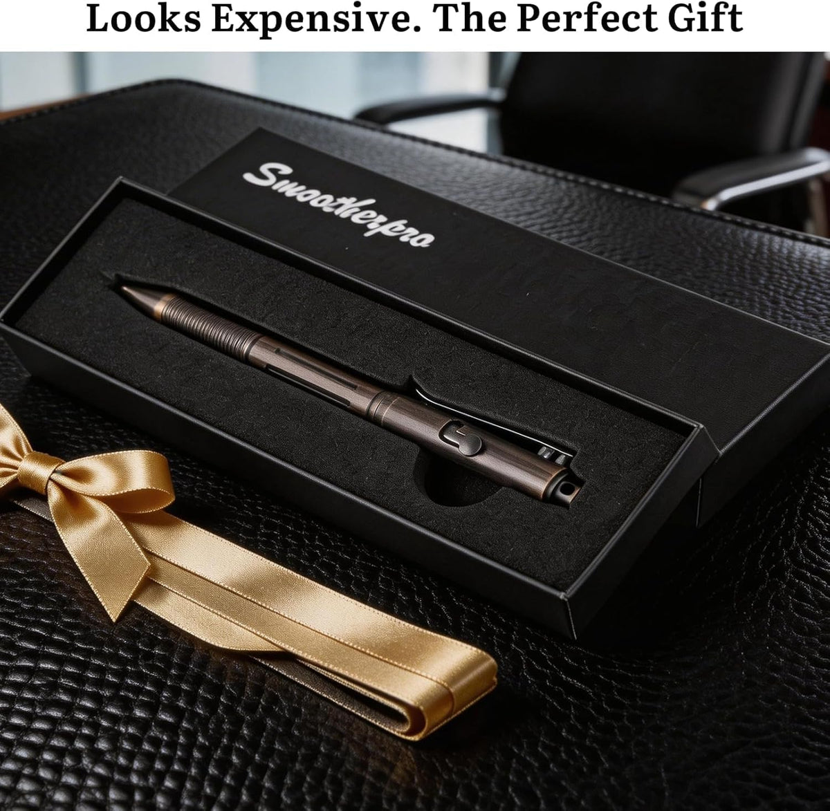 SMOOTHERPRO Stainless Steel Bolt Action Pen Compatible with Pilot G2 Refill