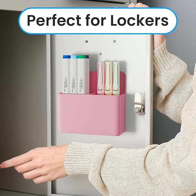 First-zgel 3 Pcs Magnetic Pen Holder, Magnetic Dry Erase Marker Holder - Image 6
