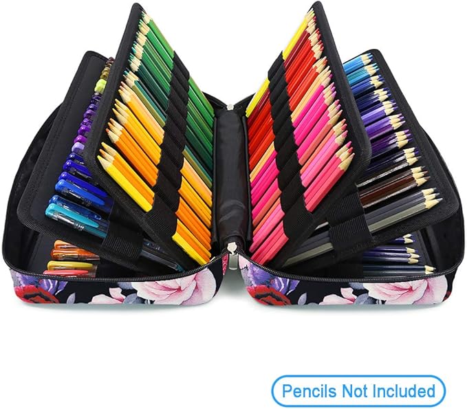 YOUSHARES Colored Pencil Case 304 Slots Pen Case Organizer - Image 3