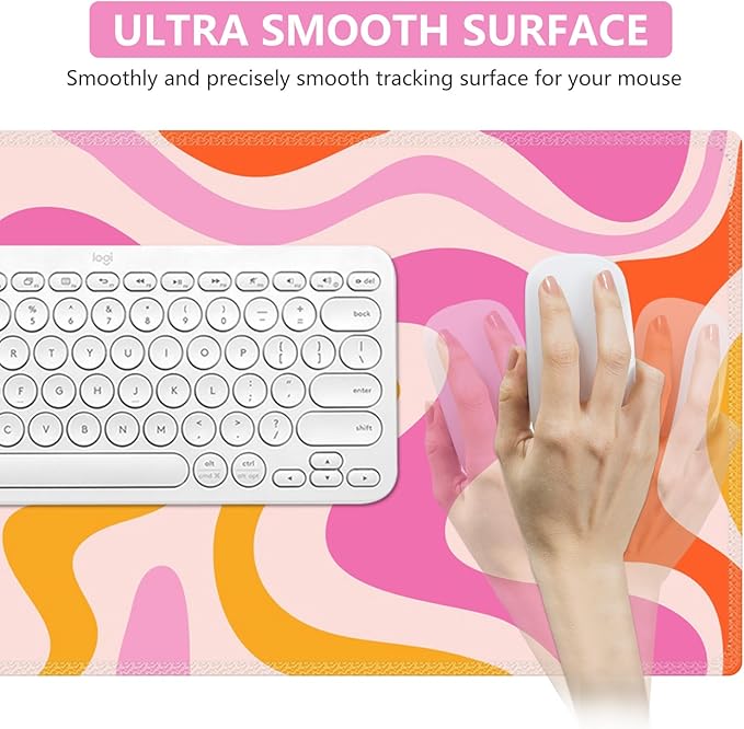 iCasso Large Mouse Pad, Desk Mat Gaming Mousepad - Image 5