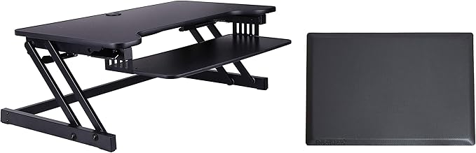 Rocelco 37.5" Deluxe Height Adjustable Standing Desk Converter by Rocelco