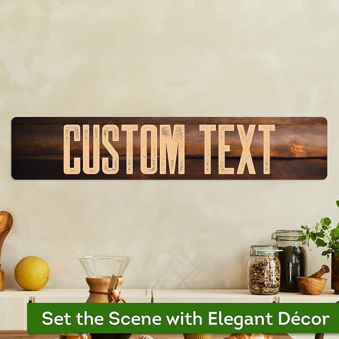 Custom Sign, Custom Street Sign, 11 Font Colors, 13 Font Styles, 4 Hole Options - Image 4