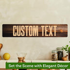 Custom Sign, Custom Street Sign, 11 Font Colors, 13 Font Styles, 4 Hole Options - Image 4