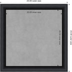 Amanti Art Black Framed Magnetic Board 23x23 Medium Vision Board - Image 3