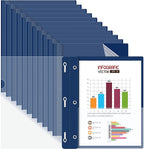 HAUTOCO 12 Pack Plastic Report Covers by HAUTOCO