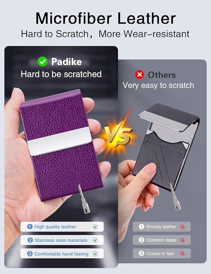 Padike PU Leather Business Card Holder - Image 3