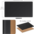 Mydours Dual-Sided PU Leather Desk Mat 31.5"x19.7" - Image 2