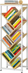 IBUYKE 9 Tier Tree Bookshelf, Floor Standing Wood Bookshelf by IBUYKE