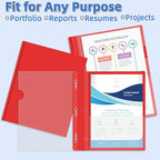HAUTOCO 30 Pack Plastic Report Covers - Image 7