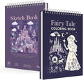 Fuxi Coloring Books for Kids Ages 8-12 Girls, 50 Sheets Blank Paper Drawing Pad by SketchBook