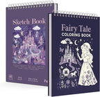 Fuxi Coloring Books for Kids Ages 8-12 Girls, 50 Sheets Blank Paper Drawing Pad by SketchBook