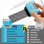 Miseyo Wide Identity Theft Protection Roller Stamp Set - Image 7