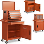 dreamade 5-drawer tool chest combo, rolling tool cabinet, main product view