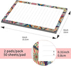 SXboxing Sticky Notes 4X6 Inches, 2 Pack Large Cute Self-Stick Pads, Bright - Image 4