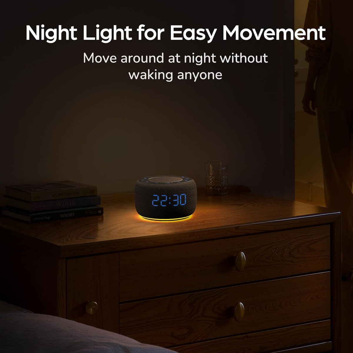 buffbee alarm clock with bluetooth speaker & fm, package contents