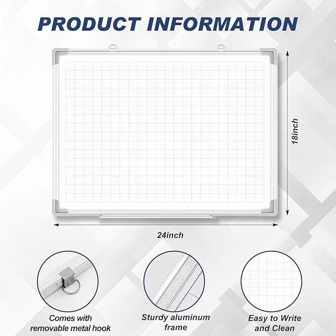 Lincia Magnetic Dry Erase Whiteboard - Image 2