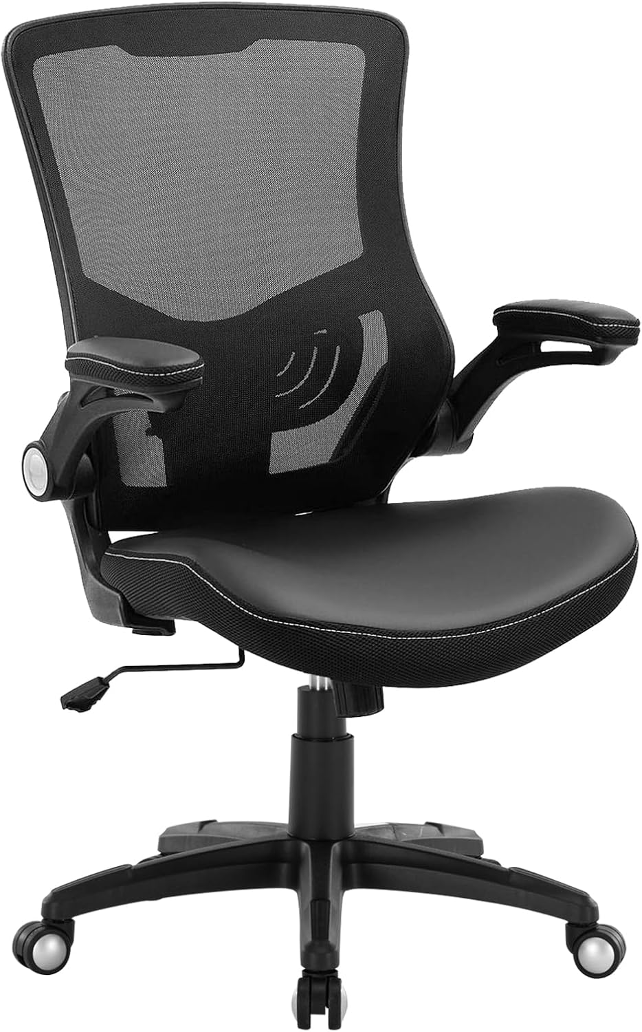 office chair ergonomic desk chair, computer pu leather, view 9
