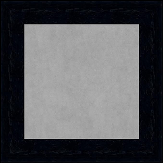 Amanti Art Black Framed Magnetic Board 16x16 X-Small Vision Board by AmantiArt