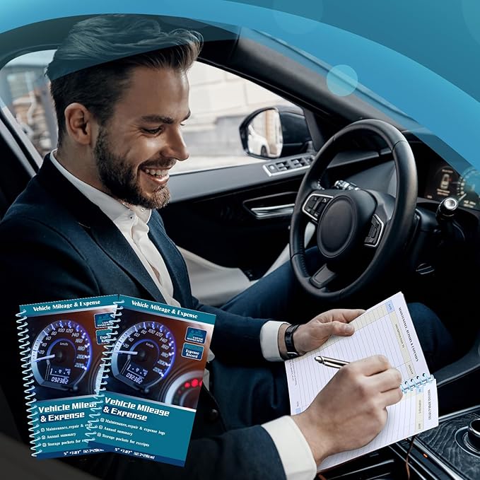 2 Pcs Auto Mileage & Expense Log Book - Image 6