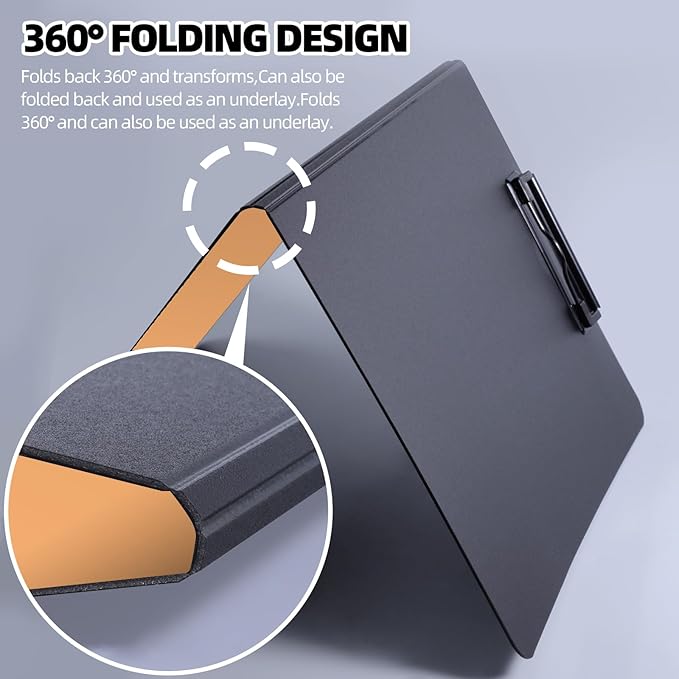 FRETONBA Clipboard Folder, A4 Foldable Clipboard - Image 5