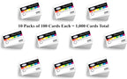 white cardstock 5" x 7" heavyweight | 80lb shown in use