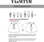 TAaMTYH small lamp shade chandelier shades set of 6，Fabric Lampshade - Image 4