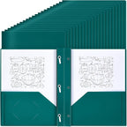 Lincia 100 Pcs Plastic Folders by Lincia