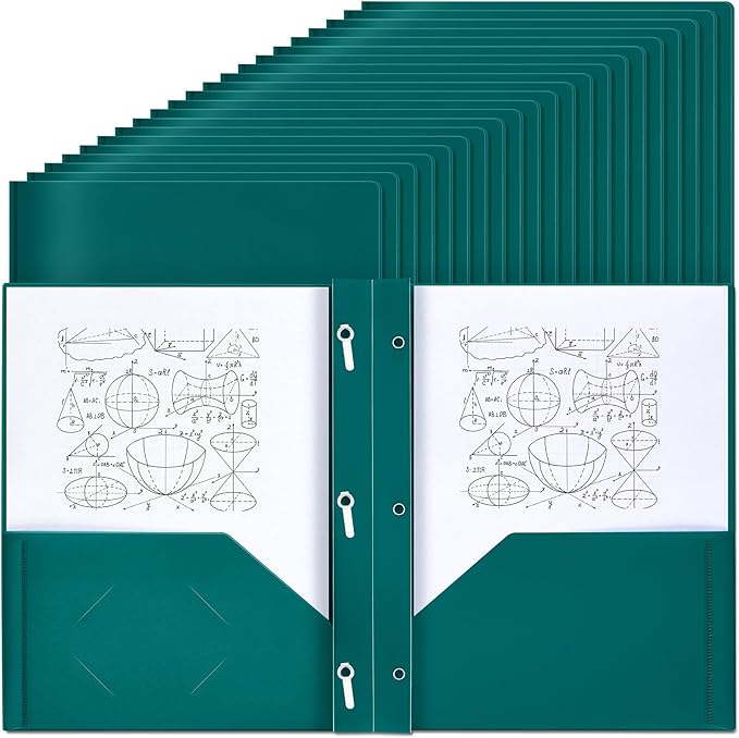 Lincia 100 Pcs Plastic Folders by Lincia