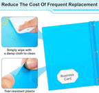 Harloon 40 Pcs Plastic Tax Return Folders 12 x 9 Inches 2 Pocket Folders Bulk - Image 4