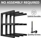 yyr wood organizer and lumber storage rack wall, close-up detail
