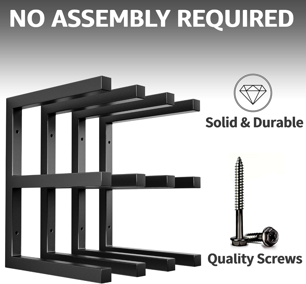 yyr wood organizer and lumber storage rack wall, close-up detail